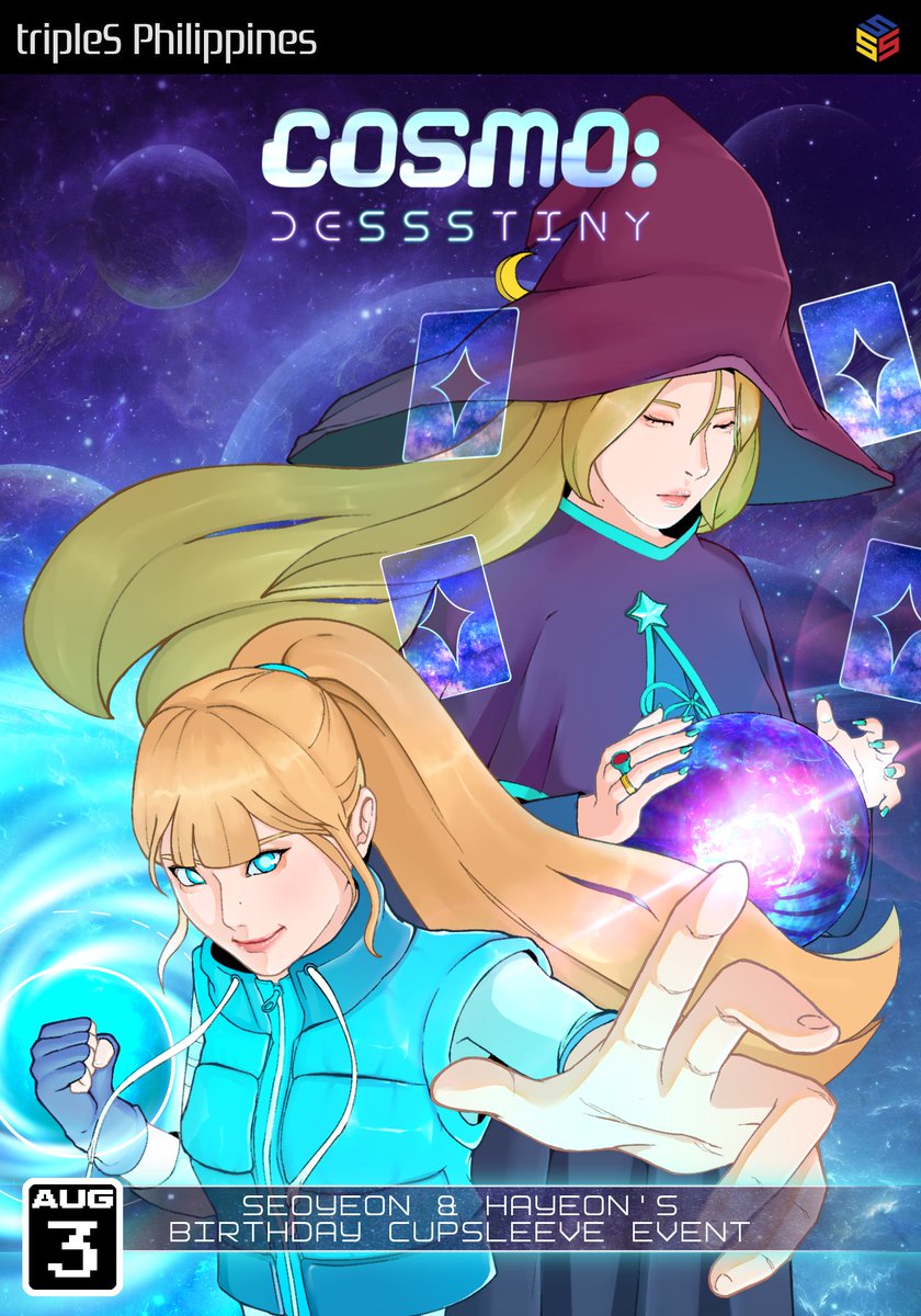 triplesphofcl's tweet image. [🕹️]

The stars have aligned once more. Challenge your fate with #Seoyeon and #Hayeon this August 3 on COSMO:DeSSStiny!✨

REGISTER HERE: bit.ly/44sNGQl

#tripleS #트리플에스 #トリプルS #DeSSStiny