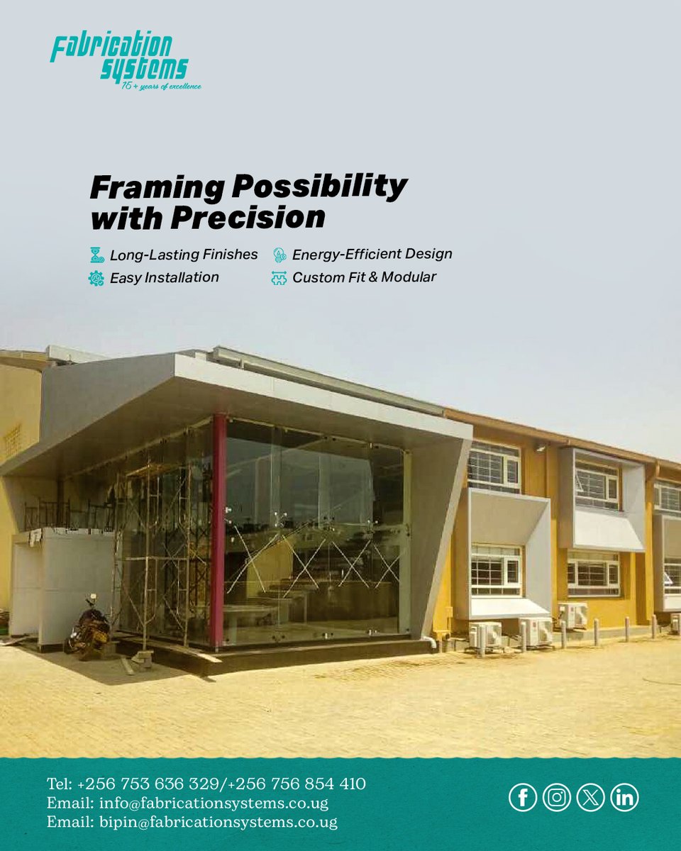 A workhorse on every site; powerful, durable, and built for peak performance.
Every panel, edge, and finish reflects precision.
Aluminum partitions that are durable, sleek, and easy to install.

#FabricationSystems #AluminiumExcellence #BuiltToLast