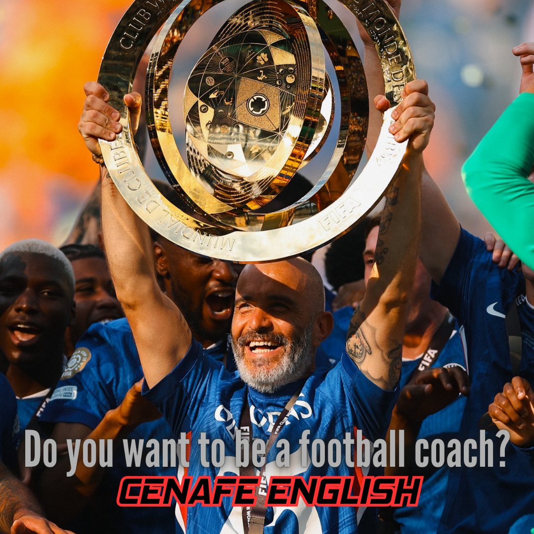 Do you want to be a football coach?

 #cenafeenglish #cenafe #coach #courseonline #football #premierleague #chelsea #enzomaresca
