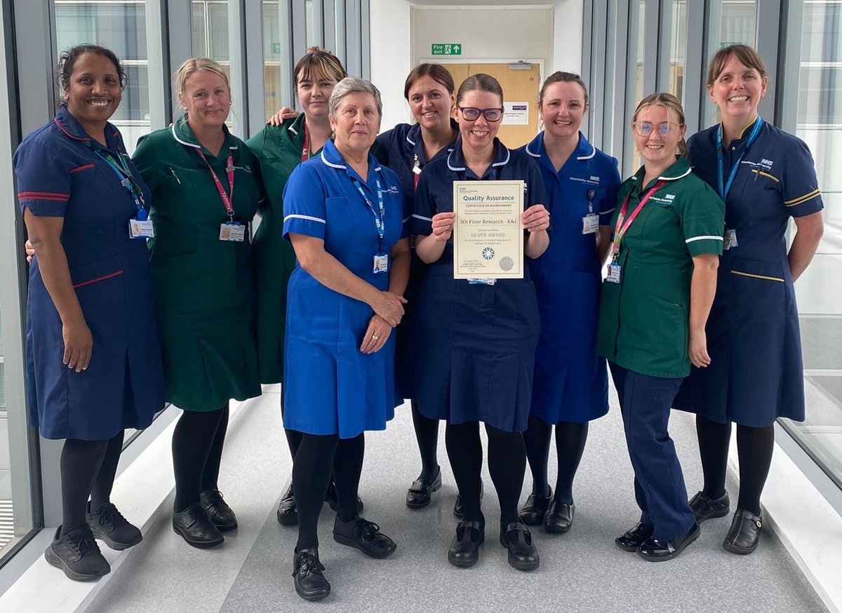 MFT_Research's tweet image. Congratulations to R&I colleagues on receiving their awards following the recent @MFT_QIT Clinical Quality Assurance inspections:
🌟 @ManchesterCRF at @RMCHosp - Gold Accreditation
🌟 Midwifery Research team at @MFT_SaintMarys - Silver Accreditation
Well done to both teams! 👏