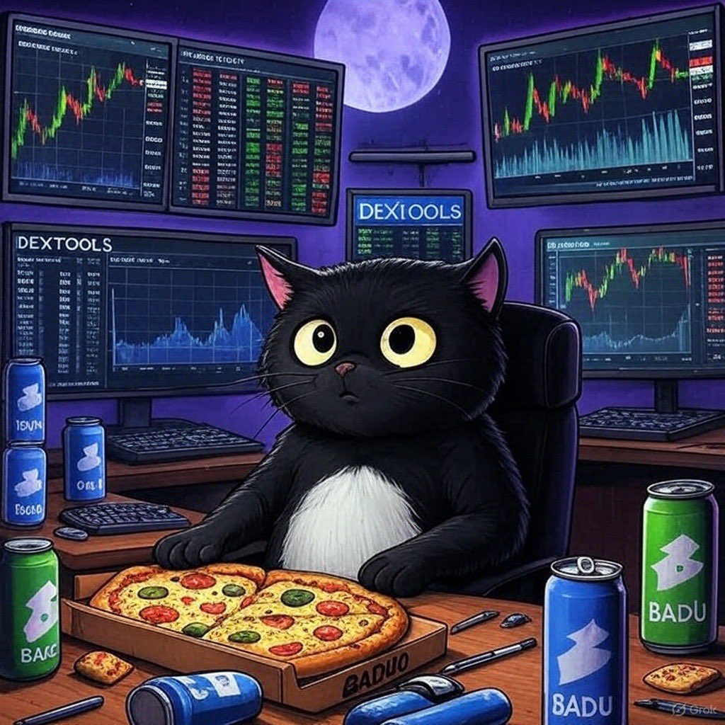 BADUonETH's tweet photo. I'm active without sleeping. Are you sleeping meow meow meow $BADU @klik_evm https://t.co/LLBRwNyL9R
