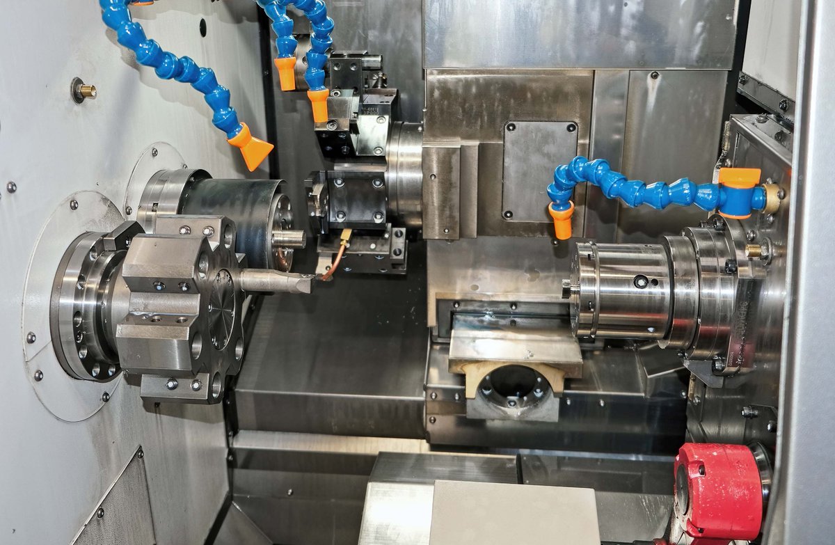 CitizenCNC's tweet image. The internal working area of the #CitizenCNC #Miyano BNA-42DHY fixed-head #lathe at SFC Europe. This machine features twin-spindles and twin-turrets for rapid production. #UKmfg #CNC #Machinery
Discover more about their latest acquisitions: ow.ly/yXpa50WktSs