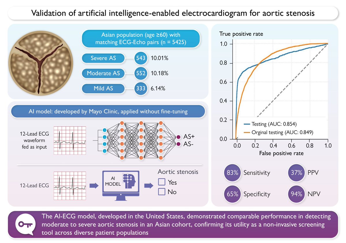 European Society of Cardiology Journals (@esc_journals) on Twitter photo External assessment of an #ArtificialIntelligence enabled electrocardiogram for aortic stenosis detection ow.ly/pwuX50WmZqw #EHJDigital #DeepLearning
<a href="/BruiningNico/">Nico Bruining EiC EHJ Digital Health</a> <a href="/rafavidalperez/">rafavidalperez</a> <a href="/fwasselbergs/">Folkert Asselbergs</a> <a href="/rbcasado/">Ruben Casado Arroyo</a> External assessment of an #ArtificialIntelligence enabled electrocardiogram for aortic stenosis detection ow.ly/pwuX50WmZqw #EHJDigital #DeepLearning
<a href="/BruiningNico/">Nico Bruining EiC EHJ Digital Health</a> <a href="/rafavidalperez/">rafavidalperez</a> <a href="/fwasselbergs/">Folkert Asselbergs</a> <a href="/rbcasado/">Ruben Casado Arroyo</a>
