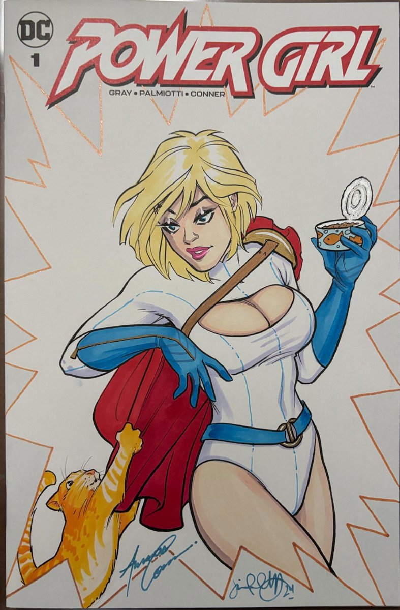 Power Girl by Amanda Conner #comics #comicart #comicbookart #art
