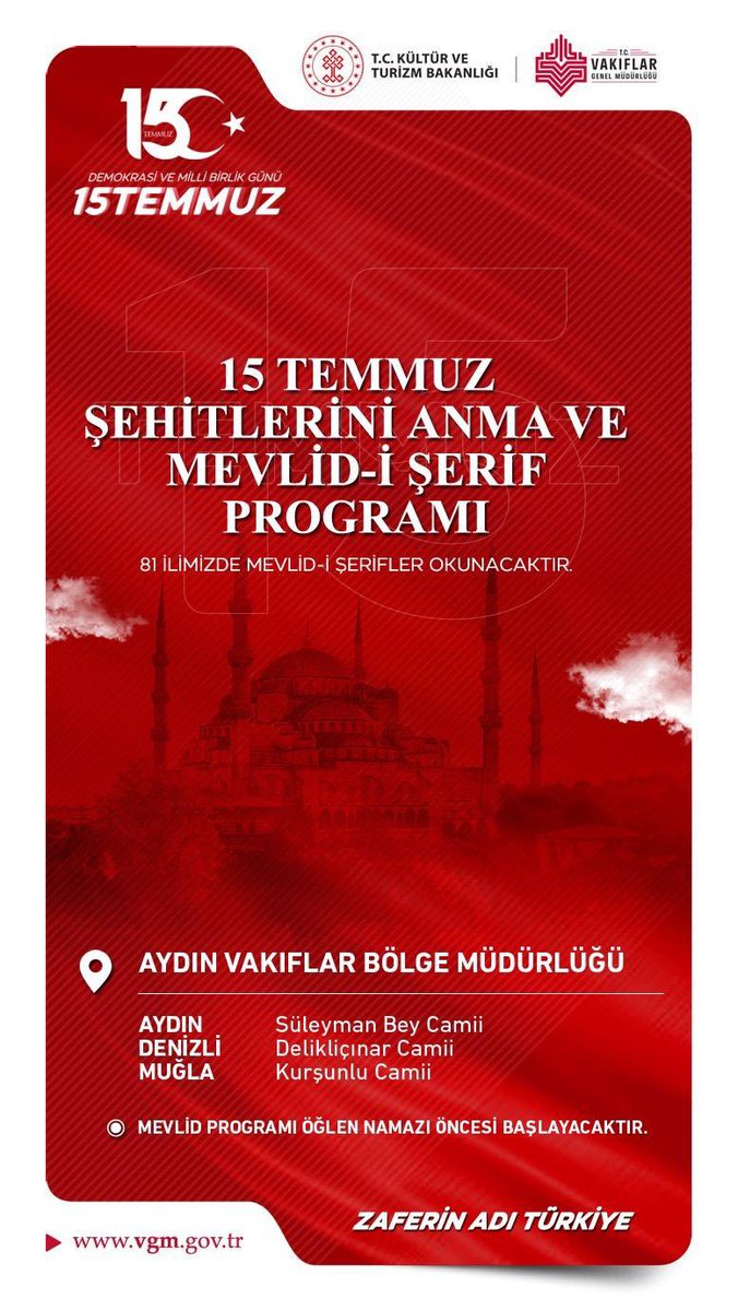 🇹🇷  15 Temmuz’da o karanlık gecede vatanımızı ve demokrasimizi korumak için can veren kahramanlarımızı unutmadık, unutturmayacağız.

#15Temmuz
#BirlikBeraberlik
#ŞehitlerimiziUnutmadık