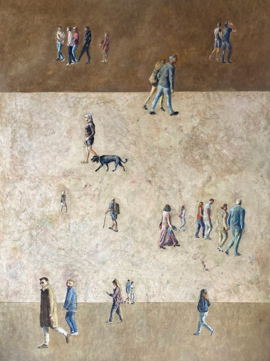 No dejen de visitar nuestra exposición actual: La paradoja del individuo de Martinguti.

🕰️ Horario de verano:
📅 Lunes a viernes
⏰ Mañanas de 11:00 a 14:00h
🌇 Tardes de 18:00 a 21:00h

Obra en imagen: Lineas divisorias.
Tamaño: 80 x 120cm.

#galeriahaurie