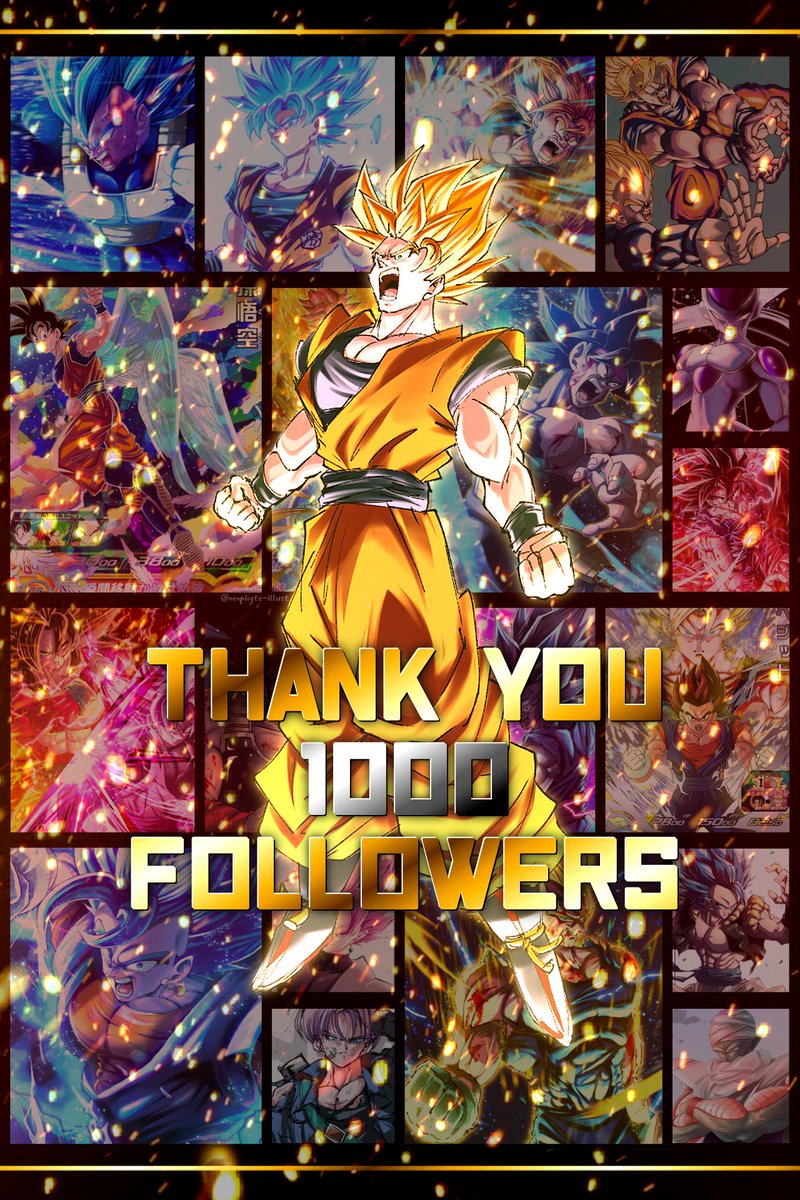 neophyte_illust's tweet image. 念願のフォロワー1000人達成ーーーーー！！！！
しかも今日はアカウント開設から丁度3年！そんな節目の日に達成できて本当に嬉しい限り…！😭
いつも見てくださる方、ありがとうございます！これからもよろしくお願いします！！🙏✨
#ドラゴンボール #dragonball #イラスト