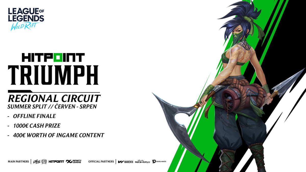 wrcommunityczsk's tweet image. 👀 HITPOINT TRIUMPH SUMMER SPLIT 2025

Sleduj cestu 8 Česko Slovenských týmu až na Letní Hitpoint LEGENDS. 

Zápasy se hrají každý týden a více informací naleznete na bit.ly/DiscordWildrif…