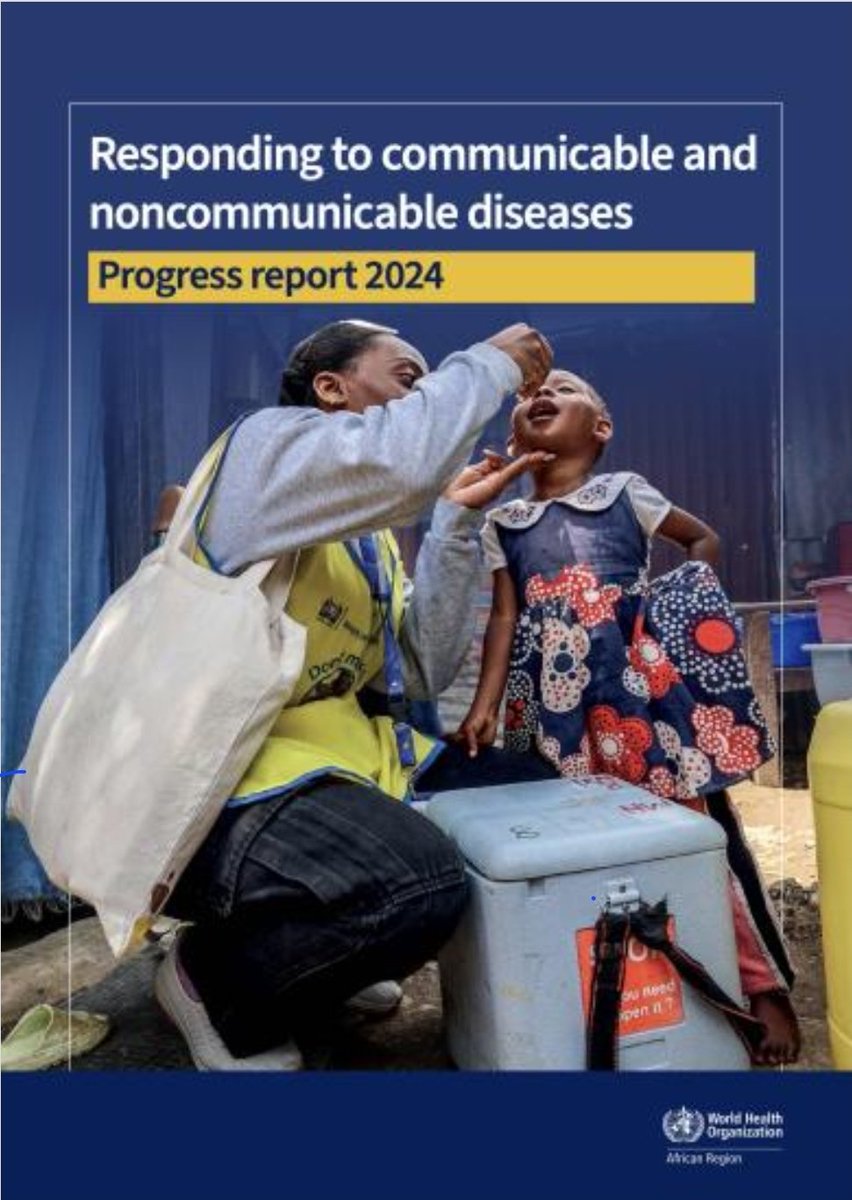 🚨 Just out: The latest Communicable and Noncommunicable Disease progress report in the African Region. 

From convening critical regional health meetings, strengthening health systems, developing strategic disease outlook reports and vaccination guidelines, efforts are being