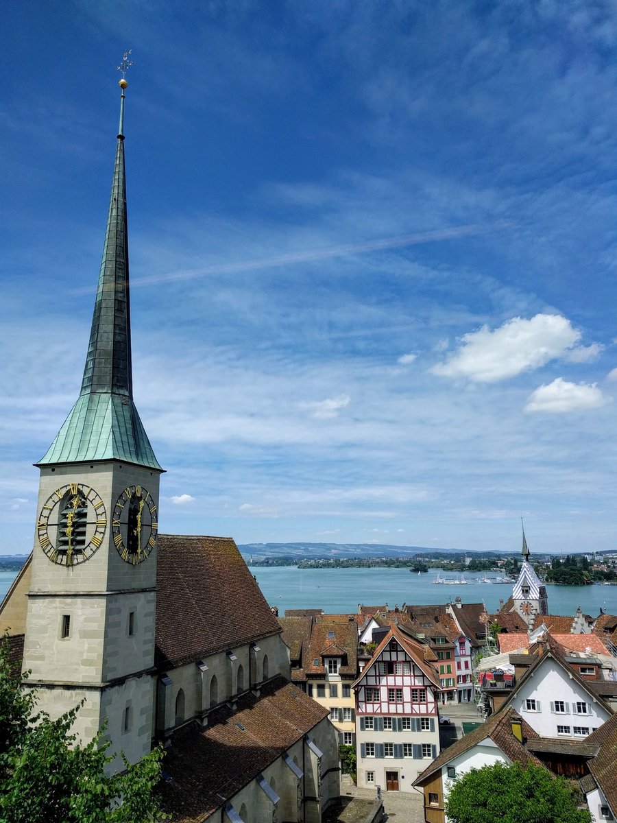 HikingSchweiz's tweet image. A walk around Zug, Switzerland 🇨🇭 with a bird's eye view over the Altstadt