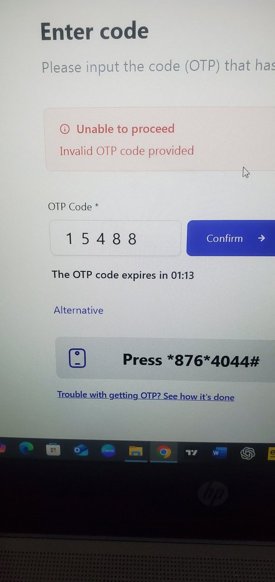 Accubook_Ass's tweet photo. @rrainfo @RSSB_Rwanda  Now we can't access the platform yet the OTP is being sent to us via sms but on filling it in, it show this .

Previous week  we couldn't even upload the payroll. The system wasn't working.  On contact 4044, they could say was that they working on it. https://t.co/VwW1evBj6k
