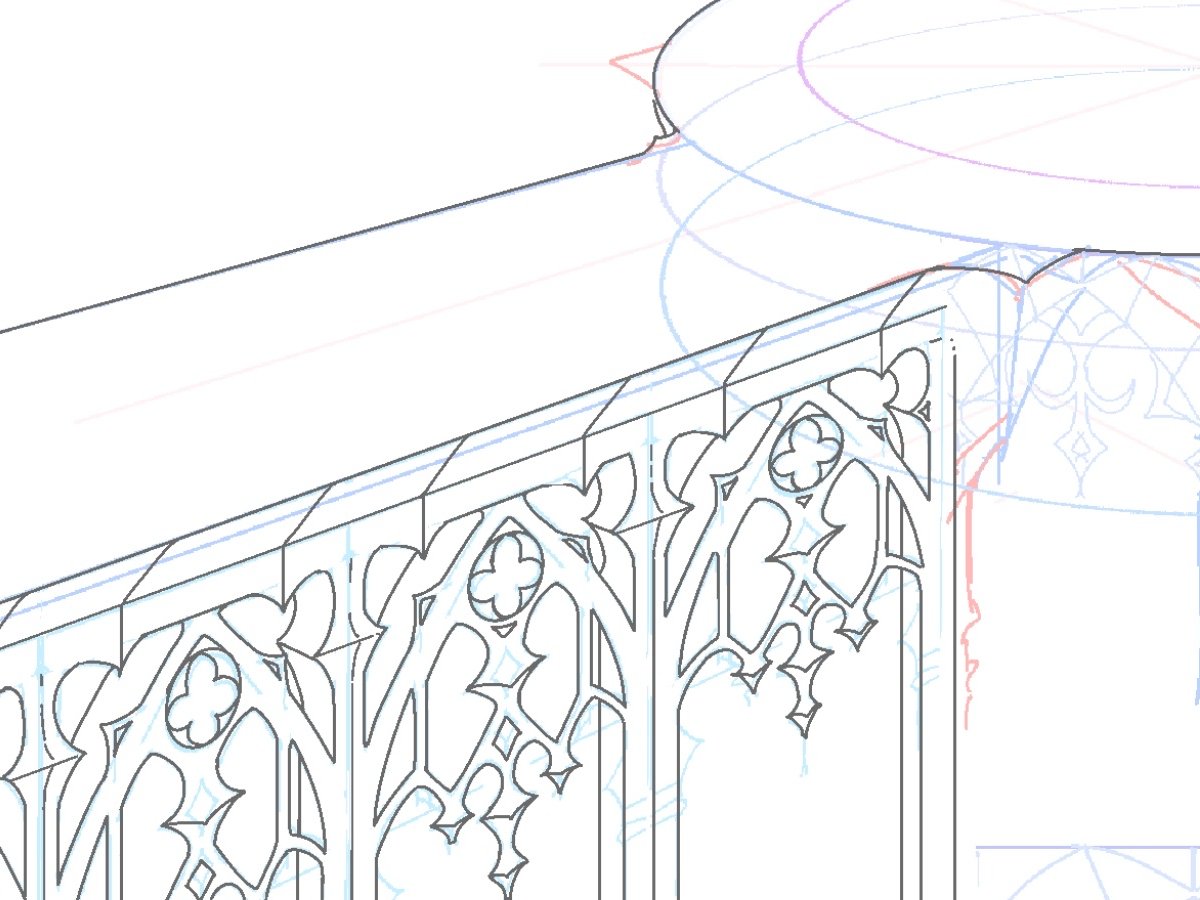 snailb0t's tweet image. Also sorry for the lack of art and stuff i have been. Suffering through drawing more Gothic architecture (its fun but also I want to die)