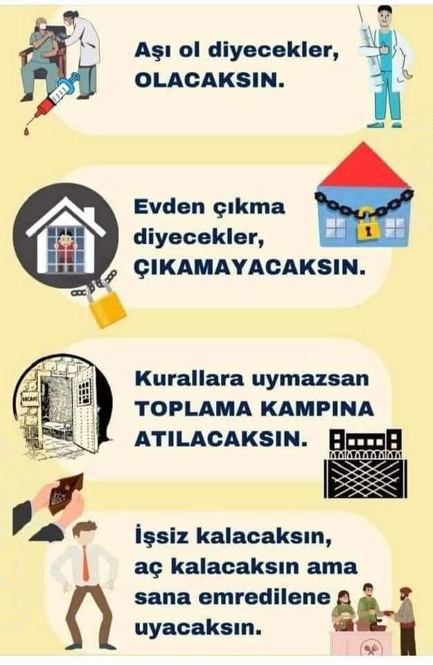 "KARBON AYAK İZİ YASASININ" GETİRECEKLERİ.

Alış verişleriniz kontrol altına alınacak.

Karbon ayak izi tanımlaması ile Et, Tavuk gibi ürünlerin tüketimi durdurulacak! 

Mülksüzleştirme ve Tam kontrol,

Karbon kotası seyahatinizin Ruhsatı olacak