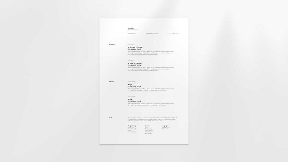 ralabs_'s tweet image. i don&apos;t know why, but this resume got me many compliments back in the day. 

if you want it, here&apos;s the figma community file:
figma.com/community/file…