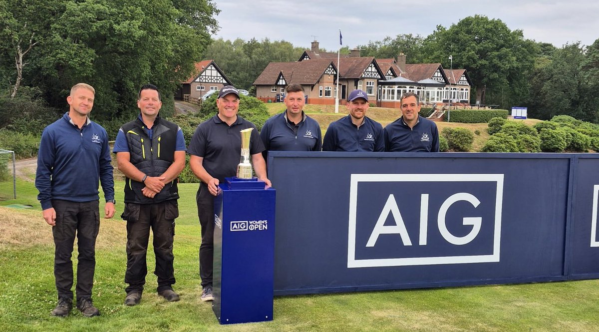 Up and running for the AIG pre qualifier for the Women British Open. Brilliant work by the team as always. #Golf #Open