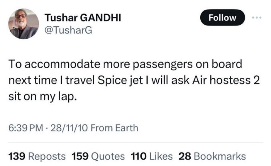 He truly is Gandhi’s grandson. No DNA test required now 😀🤦🏻