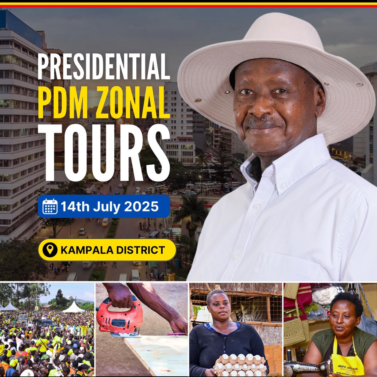 Fellow Ugandans, especially the Bazzukulu, today, I will begin my PDM assessment tour of Kampala which is the last leg of the PDM tour.