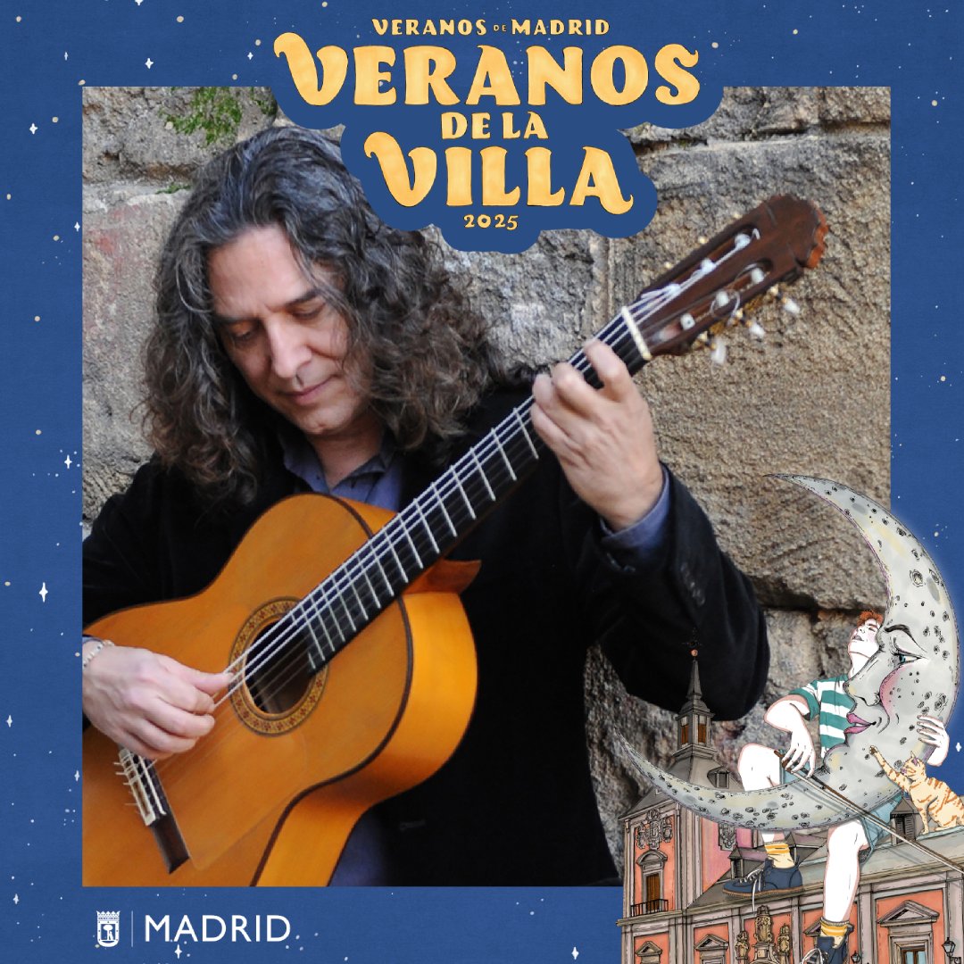 🎸 #Tomatito, uno de los grandes embajadores de la guitarra flamenca, se sube este 2025 al escenario de #VeranosdelaVilla.

El maestro de ‘tocaores’ estrenará en el festival su nuevo espectáculo.

🗓️ 25 de julio
🎟️ Más información y entradas ⬇️
veranosdelavilla.com/es/evento/toma…