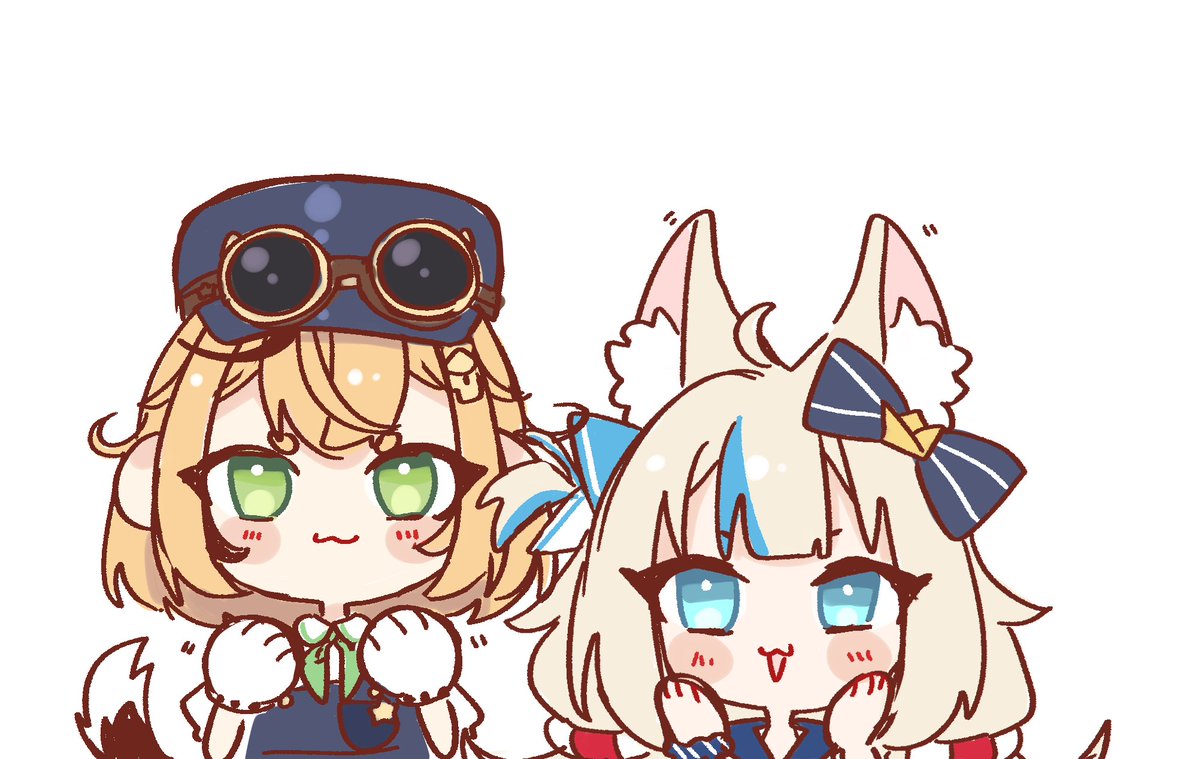 gin_gin_gitsune's tweet image. two lil creachers #sabart  #doobart