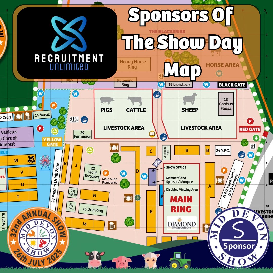 🗺️ Sponsor Thank You!
A big shout-out to Recruitment Unlimited for sponsoring the 2025 Mid Devon Show Map! 🙌

📥 Download your map here:
👉 middevonshow.co.uk/wp-content/upl…

💎 Learn more about our amazing sponsor:
👉 recruitmentunlimited.co.uk