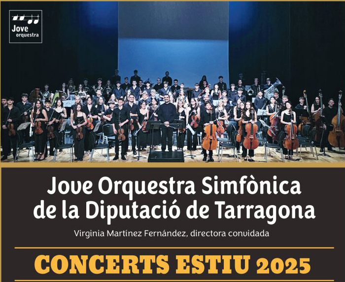 📢ACTUALITZACIÓ | Avui 14 de juliol, la Jove Orquestra Simfònica  de la <a href="/Dipta_cat/">Diputació de Tarragona</a>  oferirà el concert suspès dissabte passat. 

📅 14 de juliol 2025
🕣 19.00 h
📍 Auditori Josep Carreras de #Vilaseca
ℹ️dipta.cat/agenda/cultura…