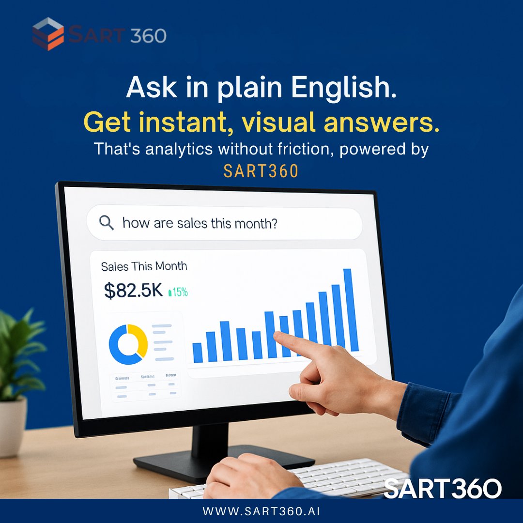 GenAIreporting's tweet image. With SART360, data isn’t locked behind IT. It’s open, intelligent, and actionable—without friction.
Ready to make data your daily decision engine? Let SART360 show you how.
sart360.ai
#SART360 #DataMadeSimple #VisualAnalytics #InstantInsights #BusinessIntelligence…