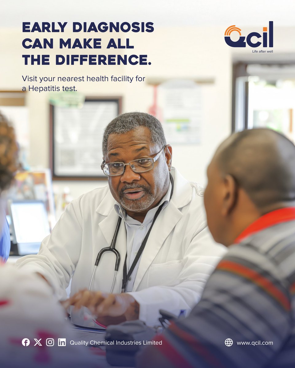 qcil_uganda2's tweet image. Ahead of World Hepatitis Day it is important to remember that Hepatitis doesn’t always knock loudly. Sometimes, it stays silent until advanced stages.
Early detection through screening is crucial for effective management.
Visit your nearest health facility for a simple test.…
