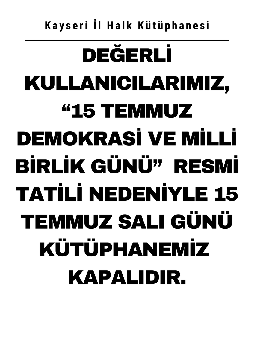 Kullanıcılarımızın dikkatine...