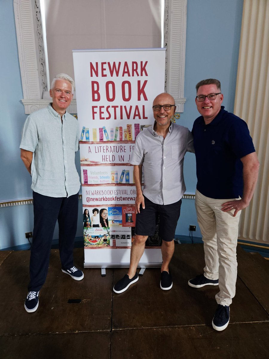 TMLoganAuthor's tweet image. Newark Book Festival was one of the first to invite me to take part in their event back in 2018, when I only had a couple of books. So it was nice to return! A big thank you to Q&A master @TimRideout1 fellow author @mjarlidge and to @newarkbookfest for inviting me back 😍