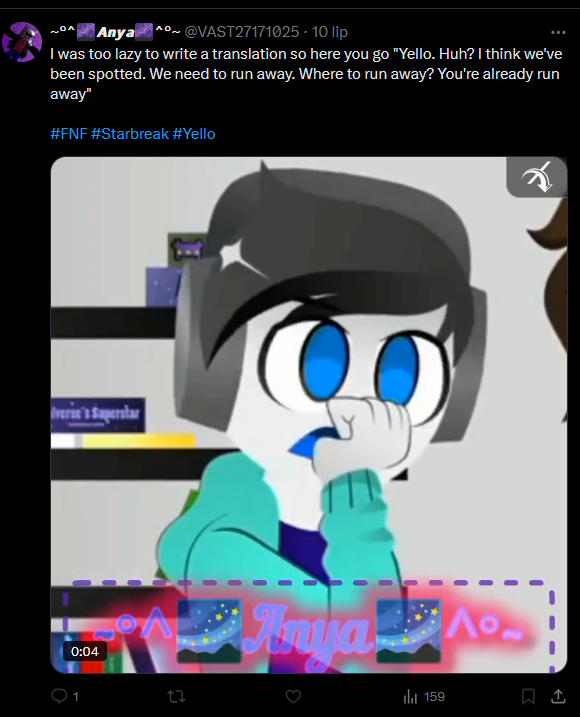 GasMasked_Polon's tweet image. A bit of parish news for Starbreaks fandom lol
For those who may not know, there's a kid who steals art and uses it without crediting the author.
So if you draw Void, Star, or his characters, make sure to block this brainlet @VAST27171025
#fnfvoid #void #Starbreak