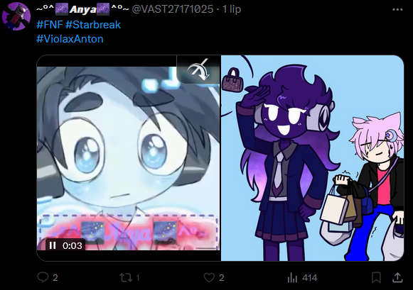 GasMasked_Polon's tweet image. A bit of parish news for Starbreaks fandom lol
For those who may not know, there's a kid who steals art and uses it without crediting the author.
So if you draw Void, Star, or his characters, make sure to block this brainlet @VAST27171025
#fnfvoid #void #Starbreak