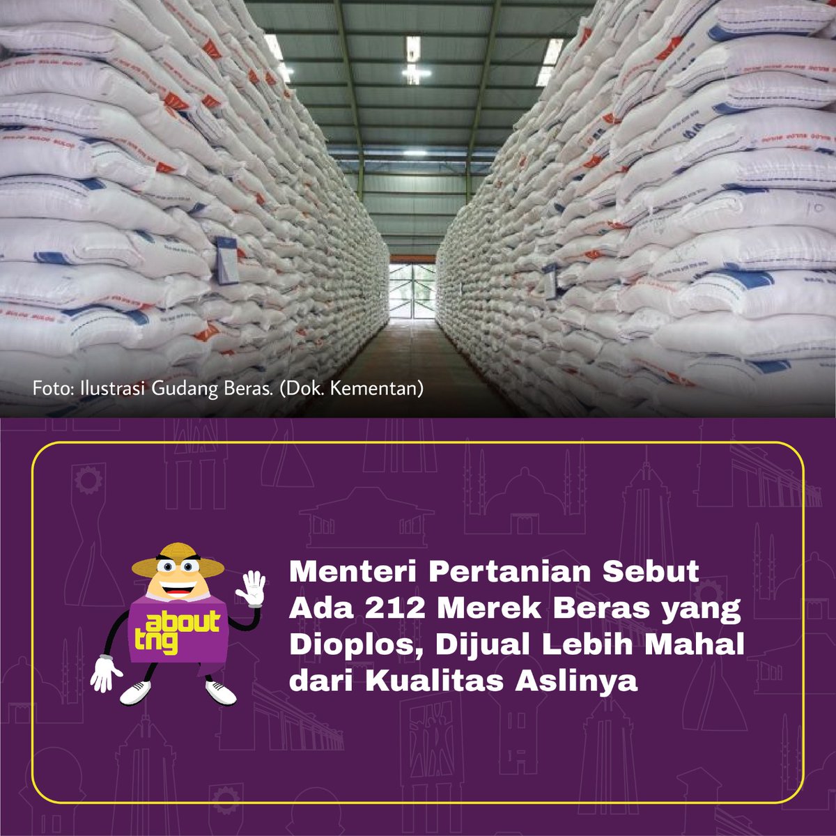 Menteri Pertanian (Mentan) Andi Amran Sulaiman, mengungkapkan adanya temuan beras-beras oplosan yang beredar di Indonesia.

Bersama Satgas Pangan Polri, Kementerian Pertanian sebelumnya telah melakukan pemeriksaan lapangan terhadap ratusan merek beras.

Hasilnya cukup