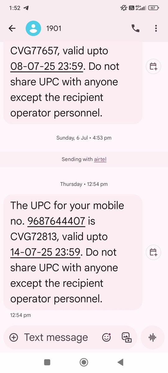 NavneetSSinha's tweet photo. @ViCustomerCare kindly let me confirm that this UPC code is expired or still alive? https://t.co/d7Qe1jTVRz