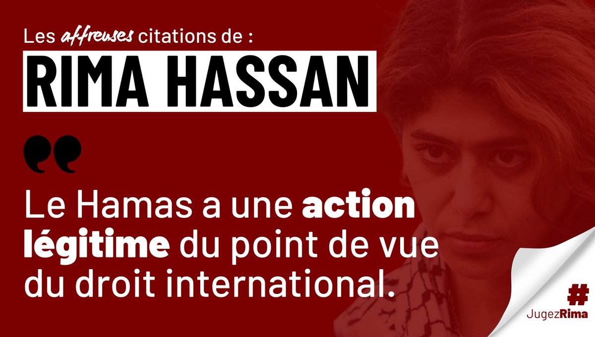 *C’est aujourd'hui !!*

🔥 Opération #JugezRima – 14 Juillet, 10h-12h 🔥
Mobilisation massive sur X pour faire exploser le hashtag #JugezRima

🎯 Objectif : afficher les infractions de Rima Hassan et exiger une réponse de la Justice.

➡️ Elle parle de droit, mais viole la loi.
➡️