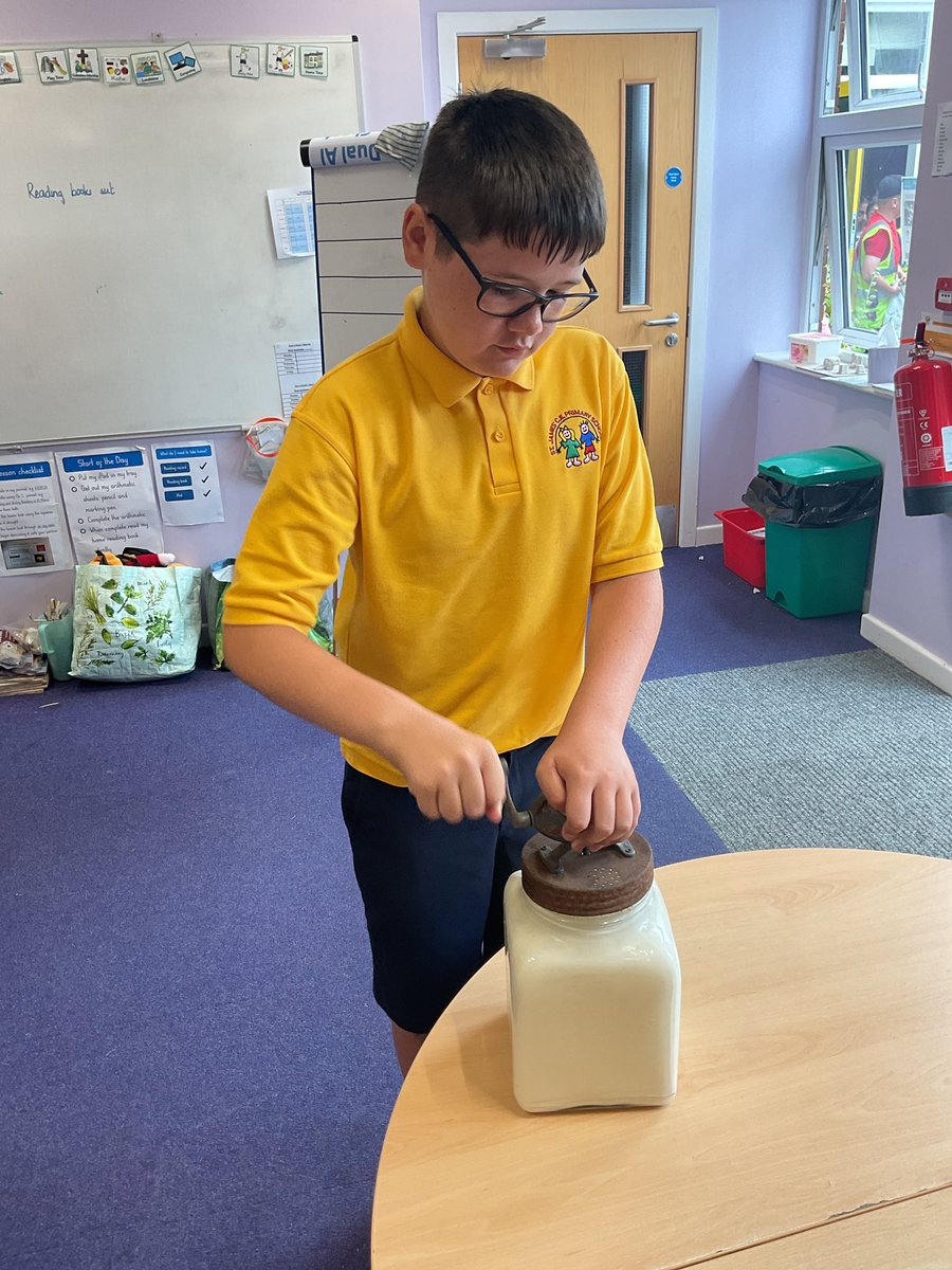 Andrew Clark (@mrcstjames) on Twitter photo Great start to the week in <a href="/StJamesYear6/">Chorley St James Year 6</a> <a href="/StJamesChorley/">Chorley St James</a> We are making butter! #farming
<a href="/NoFarmsNoFoods/">No Farmers, No Food</a> <a href="/FarmersWeekly/">Farmers Weekly</a> <a href="/NFUtweets/">National Farmers' Union</a> <a href="/LEAF_Education/">LEAF Education</a> Great start to the week in <a href="/StJamesYear6/">Chorley St James Year 6</a> <a href="/StJamesChorley/">Chorley St James</a> We are making butter! #farming
<a href="/NoFarmsNoFoods/">No Farmers, No Food</a> <a href="/FarmersWeekly/">Farmers Weekly</a> <a href="/NFUtweets/">National Farmers' Union</a> <a href="/LEAF_Education/">LEAF Education</a>