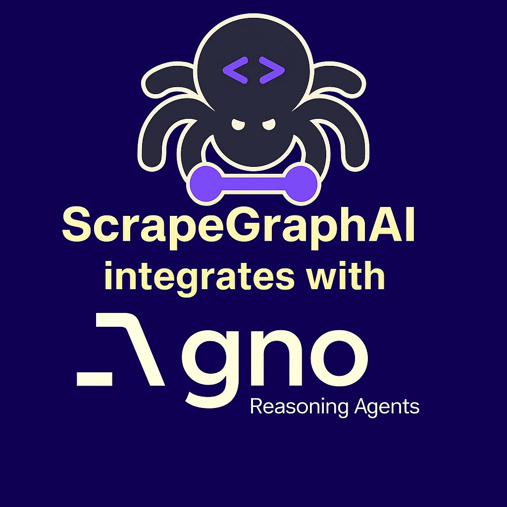 scrapegraphai's tweet image. 🚀 The best-in-class AI scraper meets the fastest multi-agent framework.

@scrapegraphai  × @AgnoAgi  is here.

⚡ 10,000x performance
🧠 Autonomous agent workflows
📊 Structured data, production-ready
🔌 Seamless API integration
Build smarter, scale faster.
🔗…