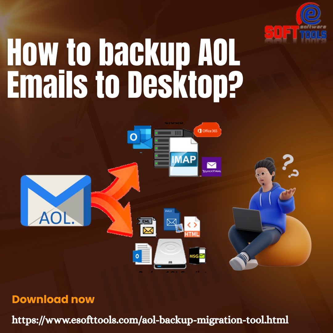esofttools's tweet image. Do you also backup your AOL emails on desktop? Then download eSoftTools AOL Backup &amp;amp; Migration tool now which offers great features.

Visit More:- ittoolsblog.com/backup-aol-ema…

#AOLBackupsoftware #AOLemailsbackup #migrateAOLemails #AOLmigrationsoftware
