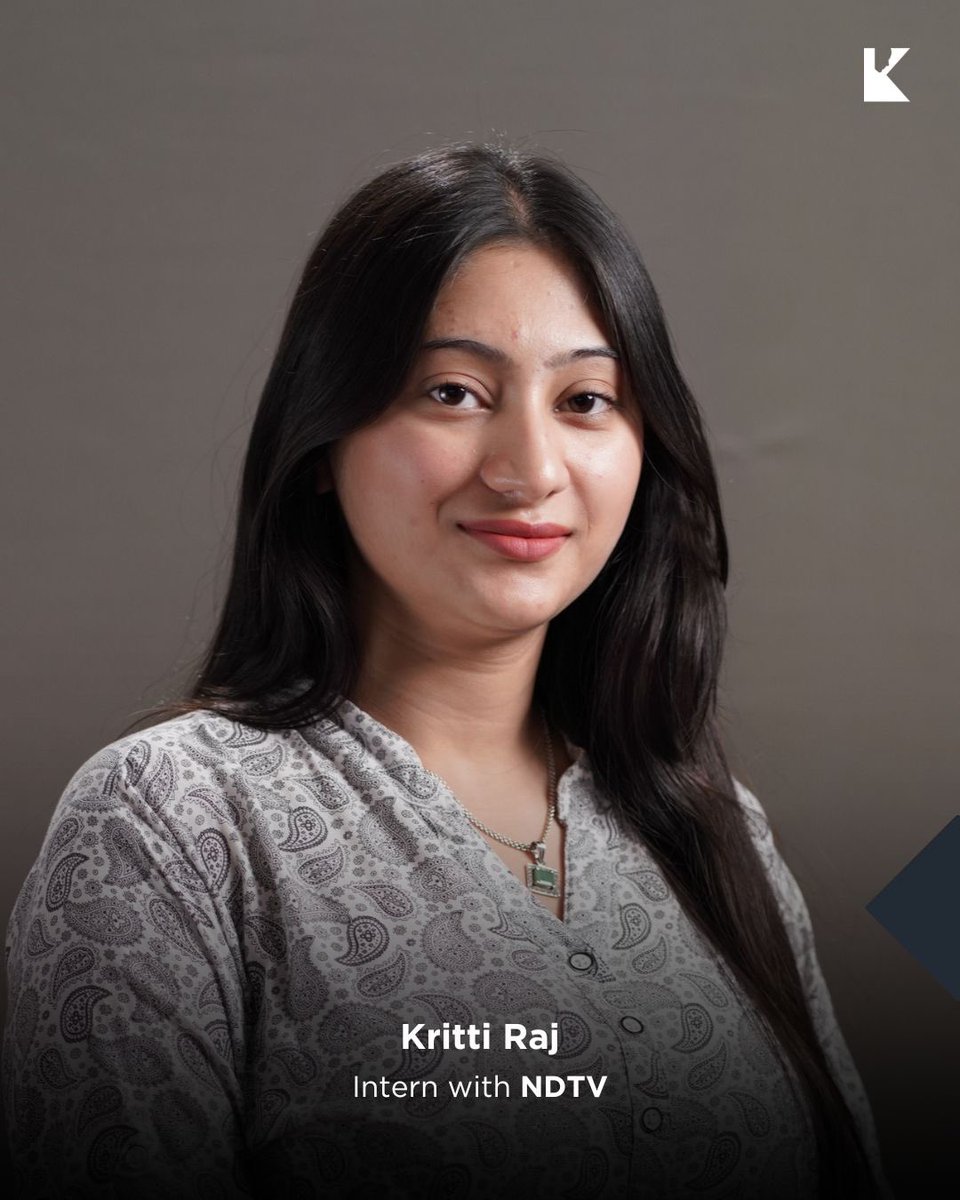 KautilyaSPP's tweet image. Kritti Raj has joined NDTV as an intern this summer!
With her focus on impactful storytelling and media policy, this opportunity will help her deepen her understanding of media dynamics and the role of strategic communication in public policy.

#KSPP #PolicyInternship…