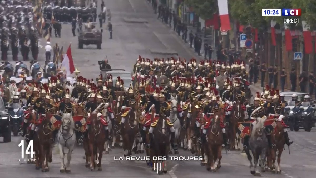 AgnesCPoirier's tweet image. Meanwhile, on the Champs Elysées, the parade is in full swing. #BastilleDay