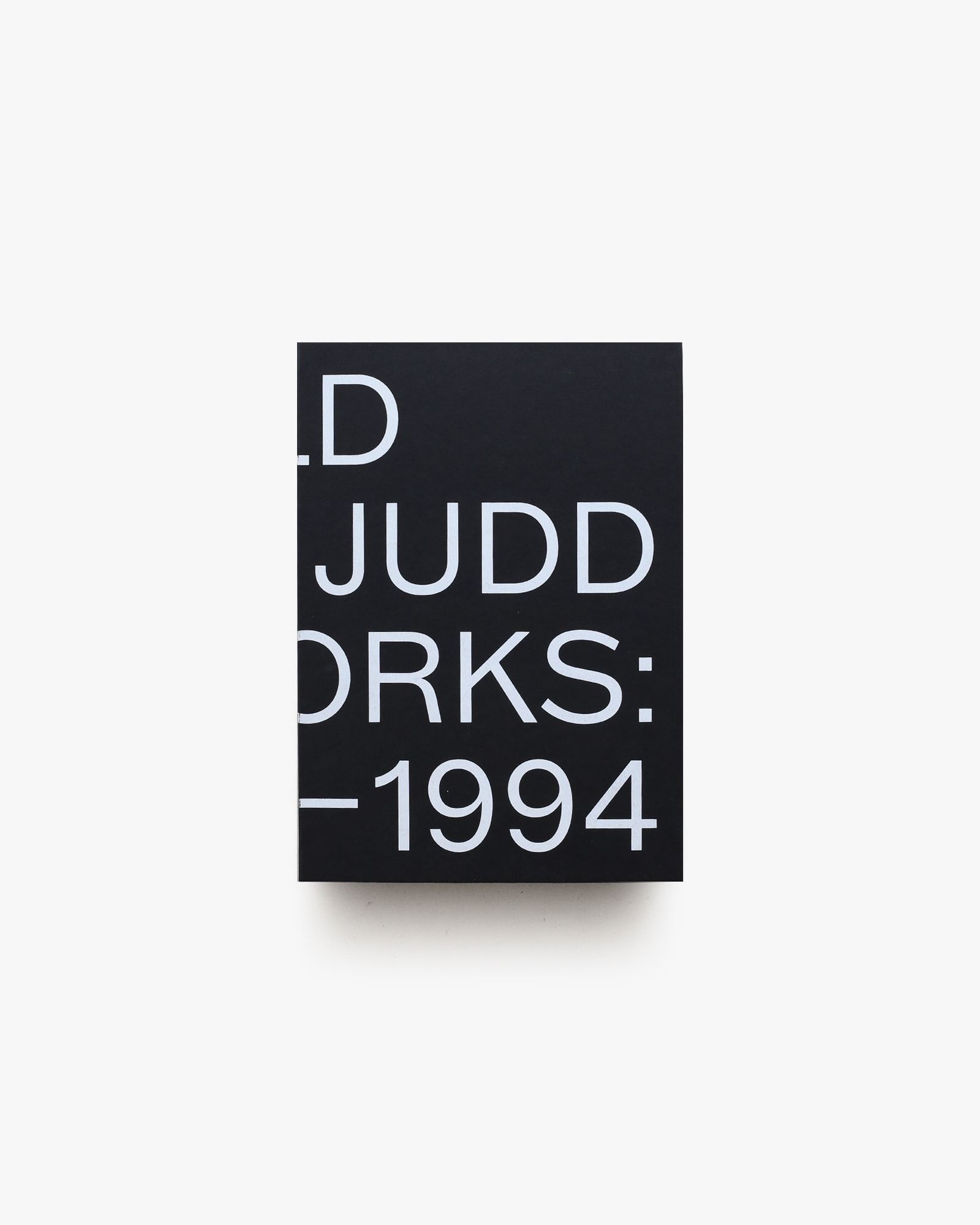 a.i. ドナルド・ジャッド 展覧会図録 nostos books on X: 