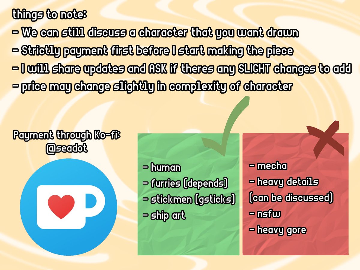 CrikeyCris's tweet image. ❗❗❗opening commissions

☕ ko-fi.com/seadot 
for those who are interested, more of my work in replies,🧵:
