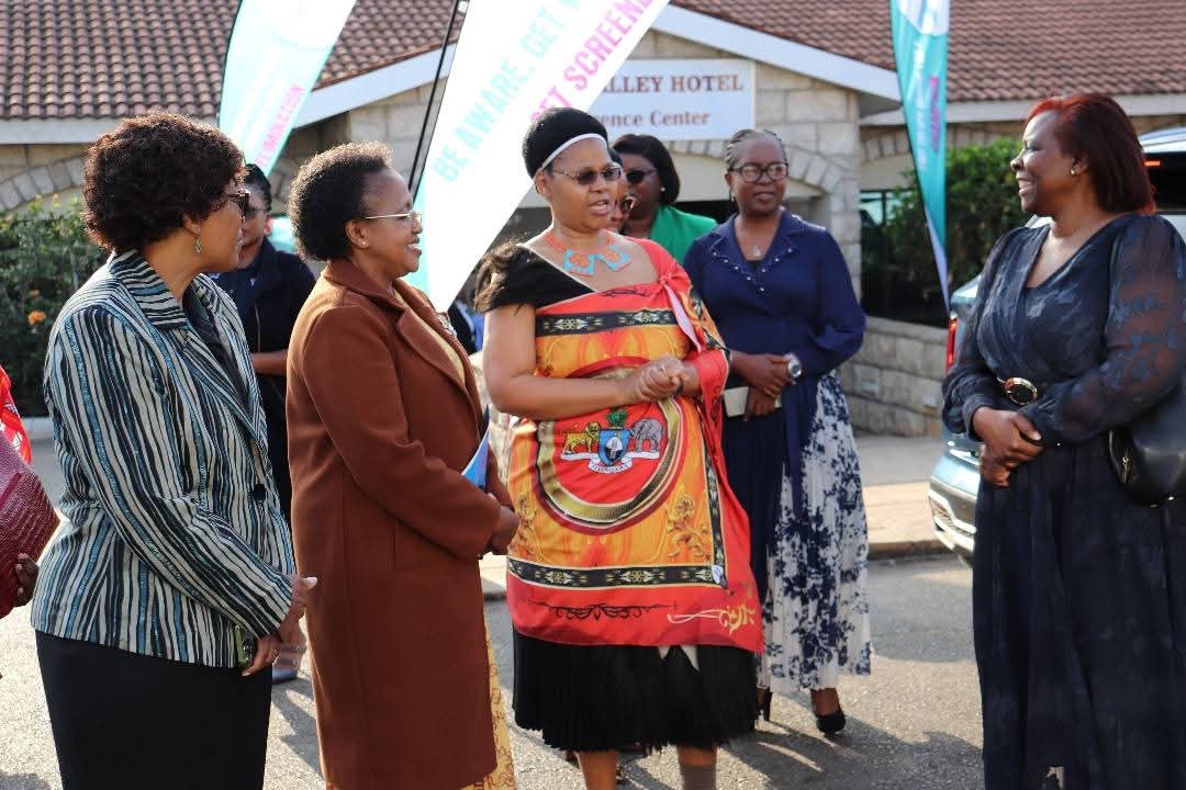 WEswatini's tweet image. HRH Inkhosikati LaMatsebula today launched the Eswatini National Cervical Cancer Elimination Acceleration Plan 2024–2030. The plan illustrates a roadmap with priority actions needed to achieve the 90-70-90 targets by 2030. "WHO committed to support implementation of the plan"