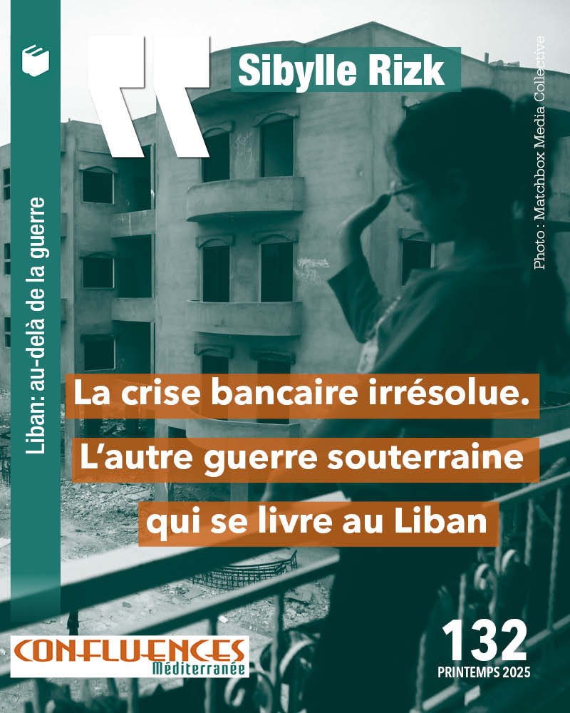IiReMMO's tweet image. #ConfluencesMéditerranée | 🇱🇧💰 Une autre guerre se joue au #Liban : celle du système #bancaire, verrouillé, opaque, ruiné.
@sibyllerizk décrypte ce désastre silencieux.
🔗 À acheter ici : editions-harmattan.fr/catalogue/livr…