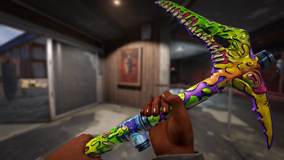 Hello, Rust world!
<a href="/tzimisce_lord/">denuvo</a>  and I are hyped to drop our new Salvaged Icepick skin | Acidbasher
Acid for your feed 🧪
steamcommunity.com/sharedfiles/fi…

<a href="/Helkus/">Helk</a>  
<a href="/gerrmanman/">ThatGermanGuy</a>  
<a href="/HedgesnVideos/">Hedge</a>  
<a href="/playrust/">Rust</a>  
<a href="/FcpnchStds/">facepunch</a>