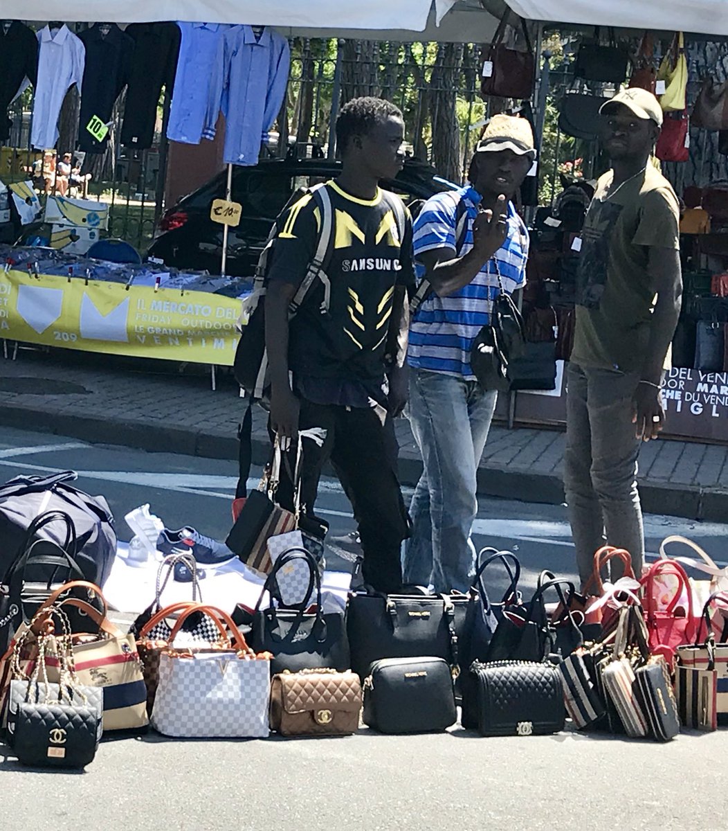Miss Jo (@therealmissjo) on Twitter photo Welcome to Africa….actually this is Italy <a href="/Iromg/">Mike Graham 🇬🇧</a>
Notice the guy’s finger? Normally they are shouting abuse at women, but the finger showed his respect today.
These illegal migrants from Africa sell knockoff bags, trying to avoid the police in a game of hide and seek Welcome to Africa….actually this is Italy <a href="/Iromg/">Mike Graham 🇬🇧</a>
Notice the guy’s finger? Normally they are shouting abuse at women, but the finger showed his respect today.
These illegal migrants from Africa sell knockoff bags, trying to avoid the police in a game of hide and seek