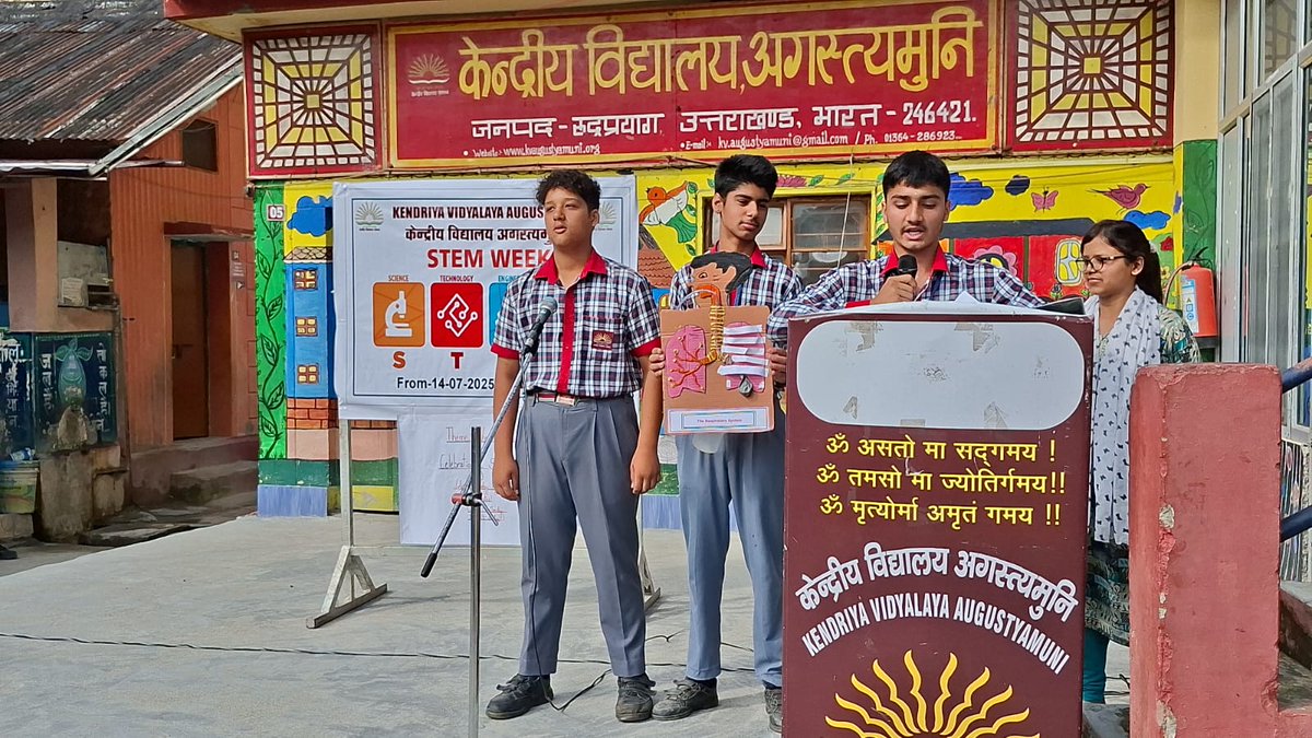 kvaug1947's tweet image. "Celebrating #STEMWeek in full spirit!
Today's theme: School Innovation Council — igniting young minds with creativity, problem-solving, and futuristic ideas.
#STEM #InnovationInEducation #FutureReady #SchoolInnovationCouncil"
@KVS_HQ
@FanpageKvs
@ro_kvs
@EduMinOfIndia