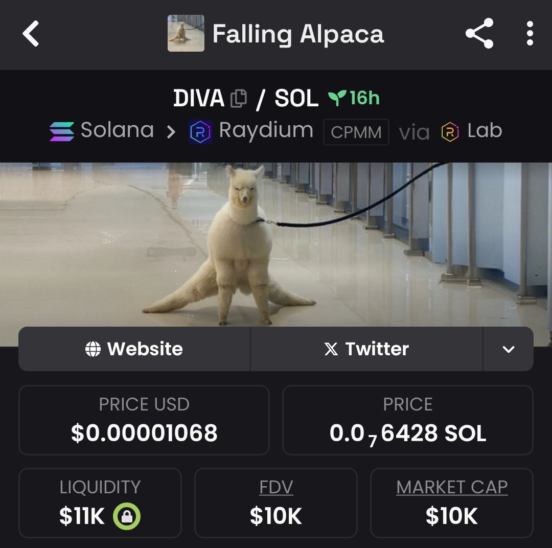 OhWrighteous's tweet image. 3 of the biggest memes right now all under 50K.

$Diva $Bugatti $Mud