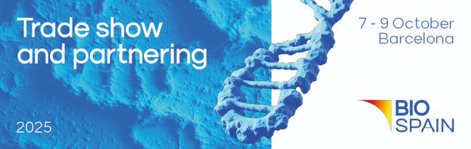 BIOSPAIN_AseBio's tweet image. What topics will define the future of #biotech?
📢At #BIOSPAIN2025, we’ll dive into personalized medicine, circular economy, food security & more.
➡️Program: biospain.com/program/
➡️Register: biospain.com/attend/
📍Barcelona, Oct 7–9