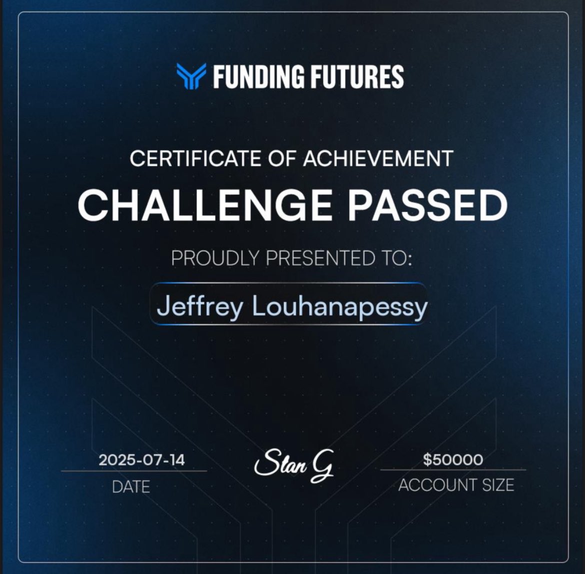 JayTraderfx (@jaytraderfx) on Twitter photo My trading journey has been a rollercoaster! Made the transition to the futures market in Q4 2024 and been focussing on trading the ICT 2022 Model which serves me well! Just passed the <a href="/fundingfutures/">FundingFutures</a> 50K Starter Eval! Next Goal = 1st Payout! My trading journey has been a rollercoaster! Made the transition to the futures market in Q4 2024 and been focussing on trading the ICT 2022 Model which serves me well! Just passed the <a href="/fundingfutures/">FundingFutures</a> 50K Starter Eval! Next Goal = 1st Payout!