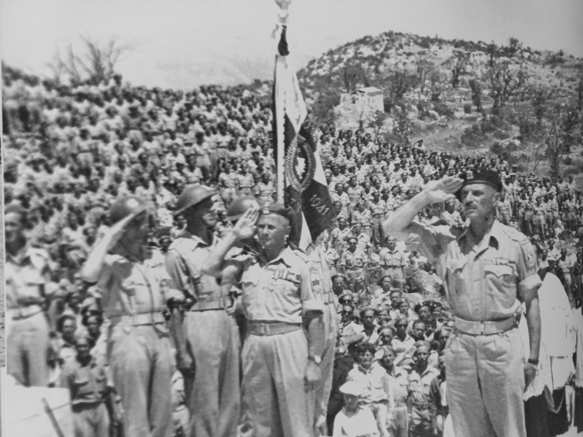 MJBudzinski's tweet image. 18 July 1945 MONTE CASSINO-the unveiling and consecration of the monument to the 3rd Carpathian Rifle Division